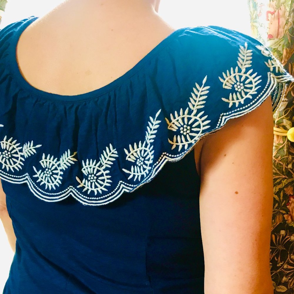 Let's Fiesta! Embroidered Top from Anthropologie in Like New Condition